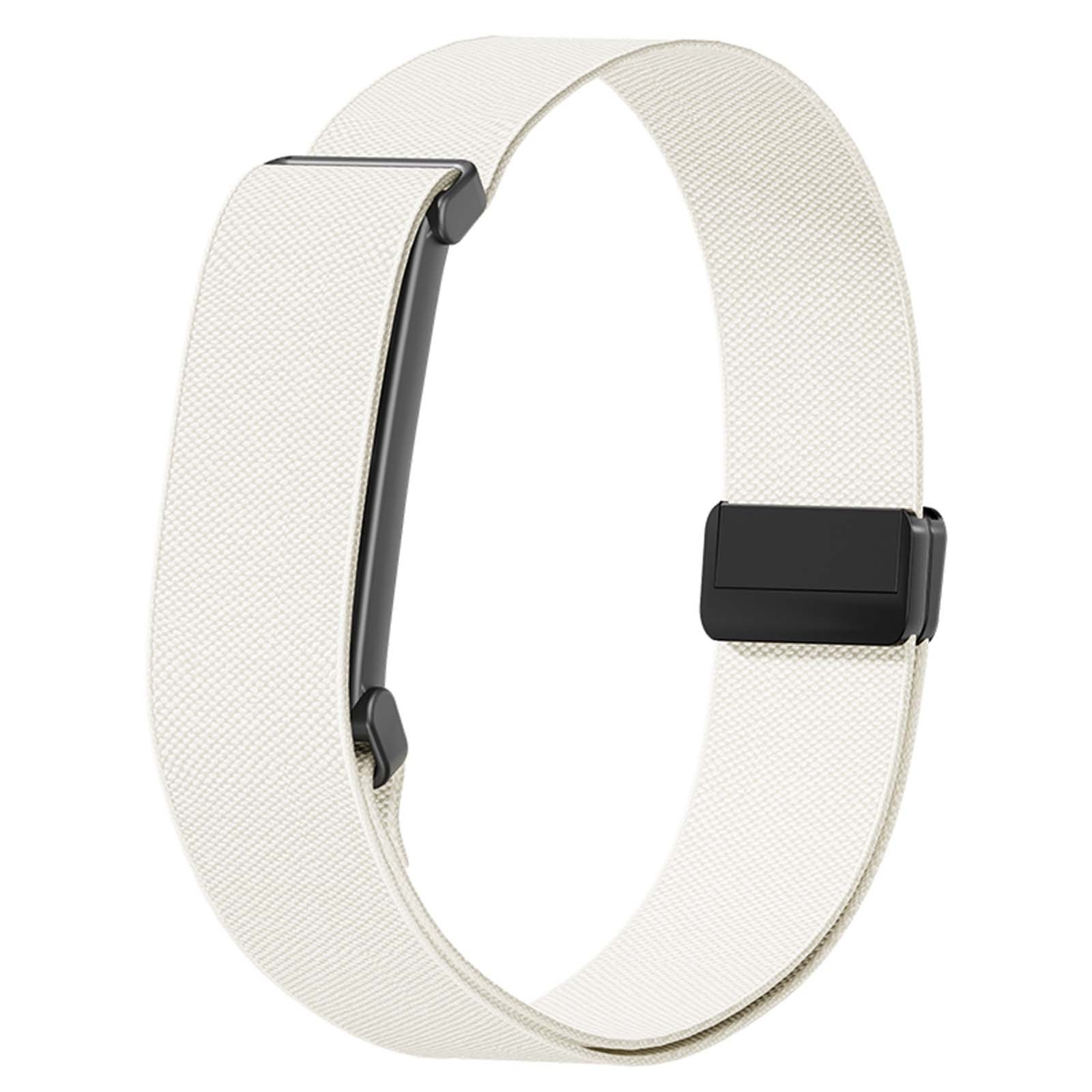 For Google Fitbit Air Elastic Nylon Adjustable Arm-band Strap W/ Magnetic Snap