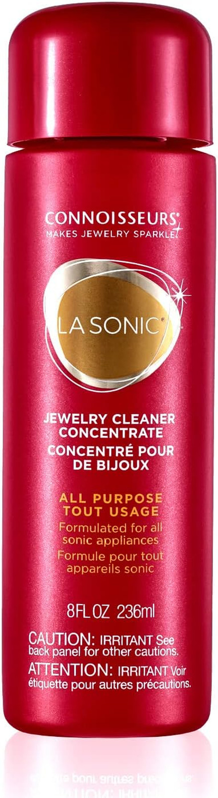 Lasonic All-Purpose Jewelry Cleaner Concentrate – 8 Fl Oz – Formulated for Lason