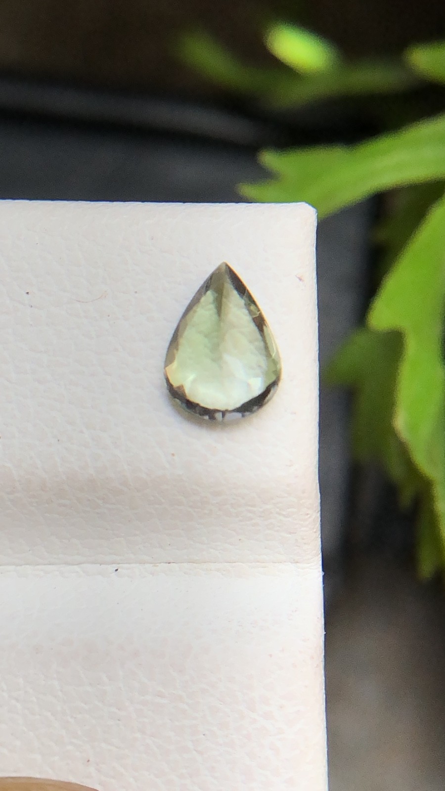 Natural Tanzanite Pear, Golden Purple Color 7×5 MM Faceted Zoisite Gemstone