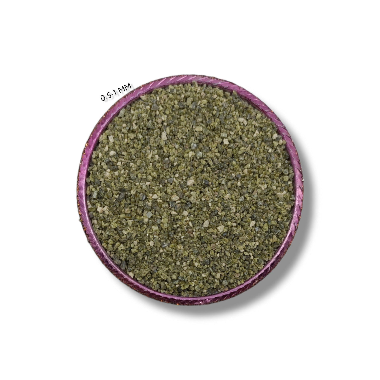 Crushed Gemstone Coarse 0.5-1 MM Crushed Powder For Ring Inlay Woodwork Inlay