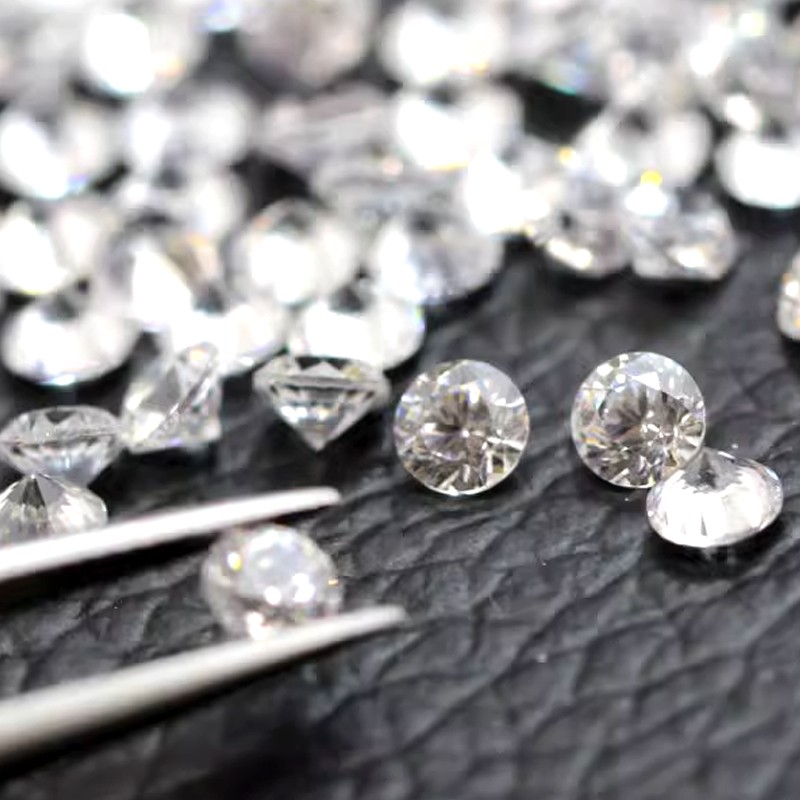 White Loose Cubic Zirconia Stone Gemstone AAAAA Small Melee Size DIY for Jewelry