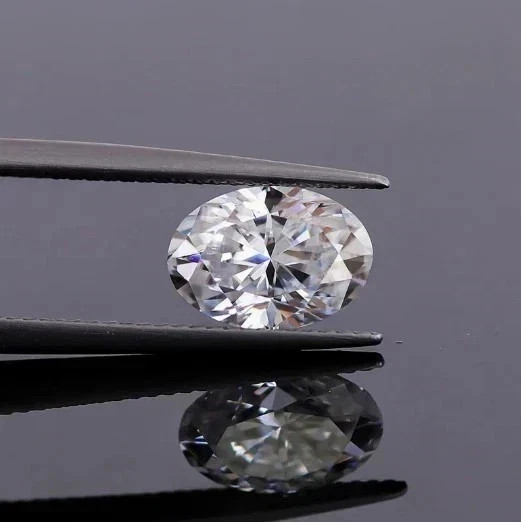 6.50 CT Natural White Diamond 10×14 mm 1 Pcs Oval Cut VVS1 D Grade Certified D1