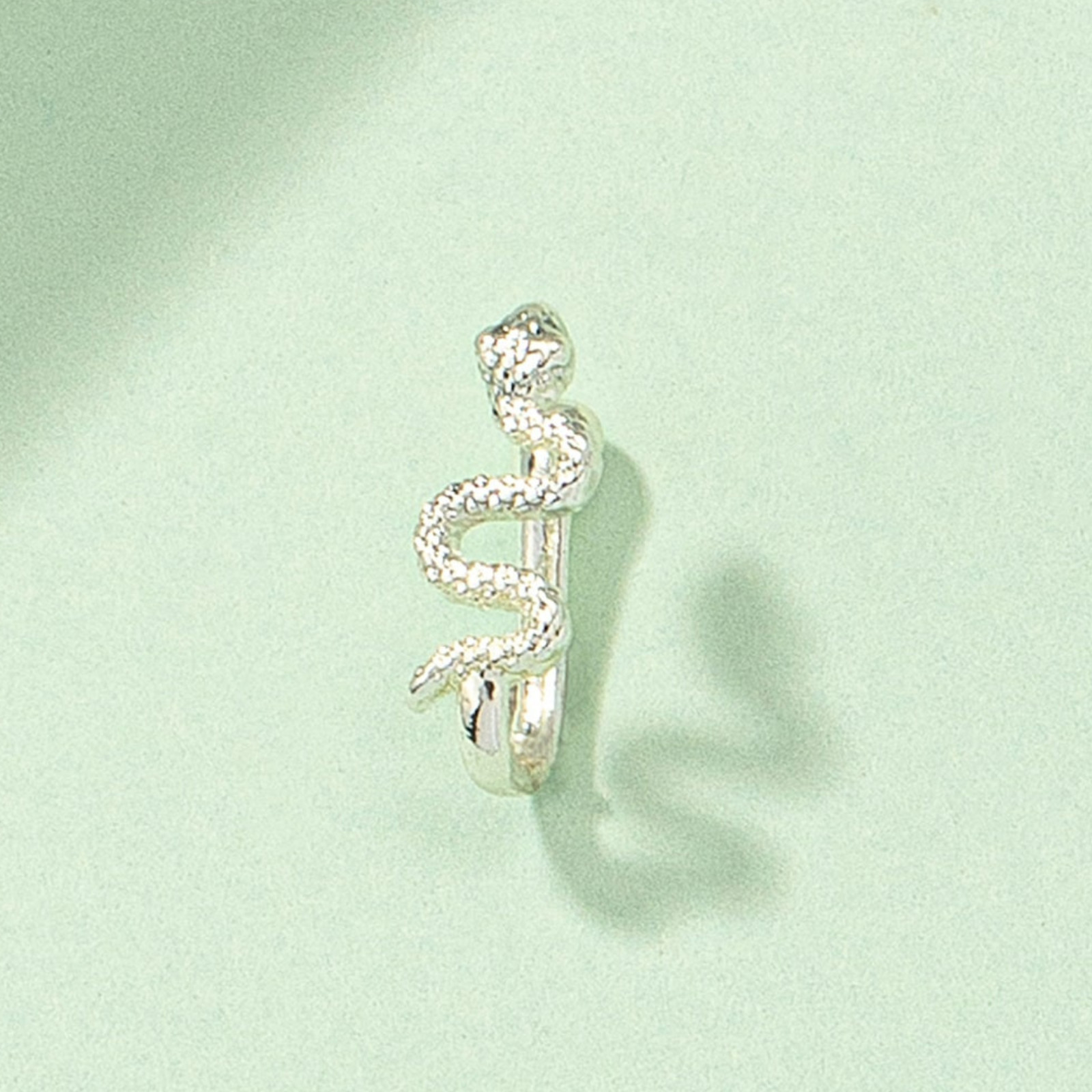 1Pc Snake Nose Cuff Non Piercing Nose Rings Fake Nose Studs Clip-On Body Jewelry
