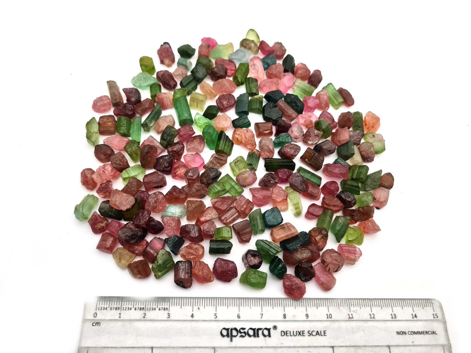 Natural Good Quality Multi Tourmaline Raw Rough Loose Gemstone Lot 50 CT