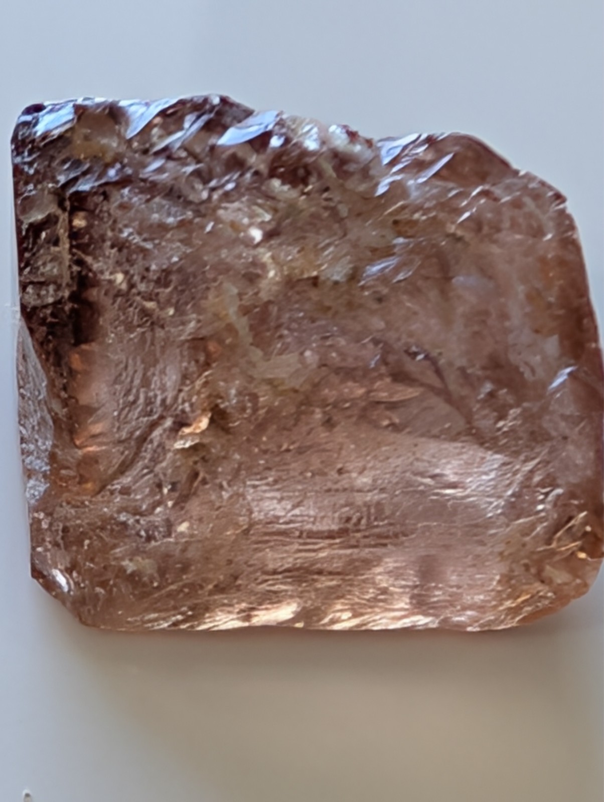 USA seller 26.73 Eye clean Imperial Topaz facet rough gemstone specimen