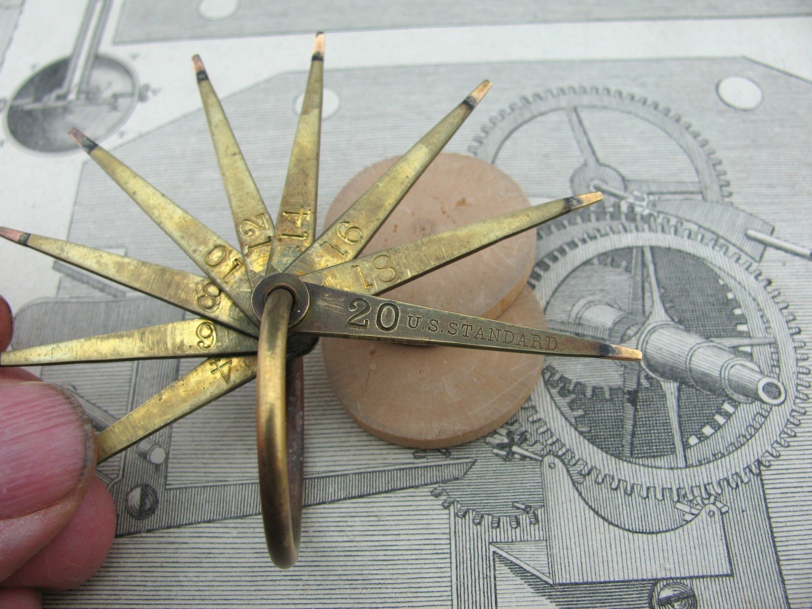 Vintage Gold Standard Reference Testing Needles 9 from 4K to 20K