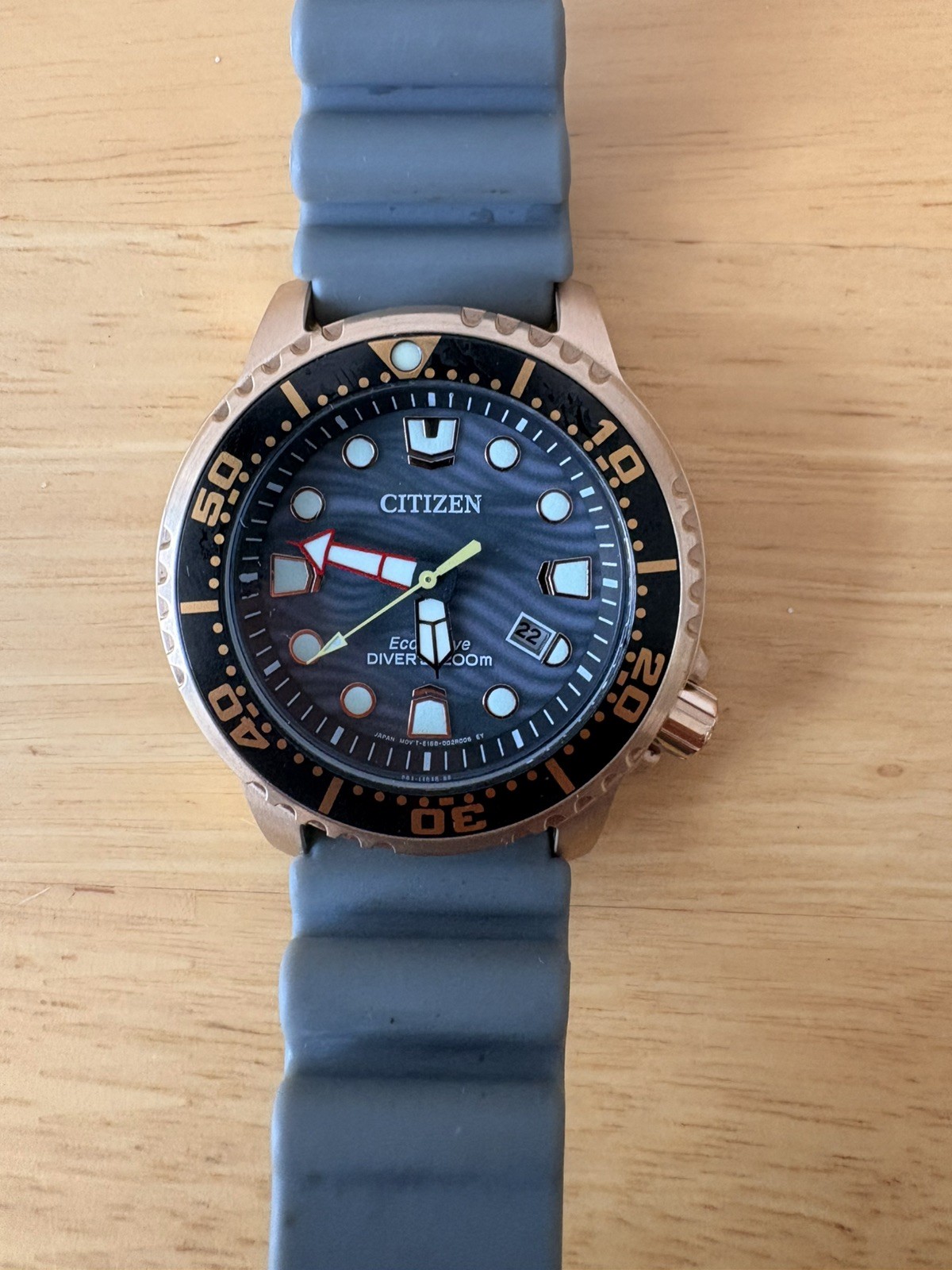 CITIZEN BN0163-00H Promaster Eco Drive Diver’s 200