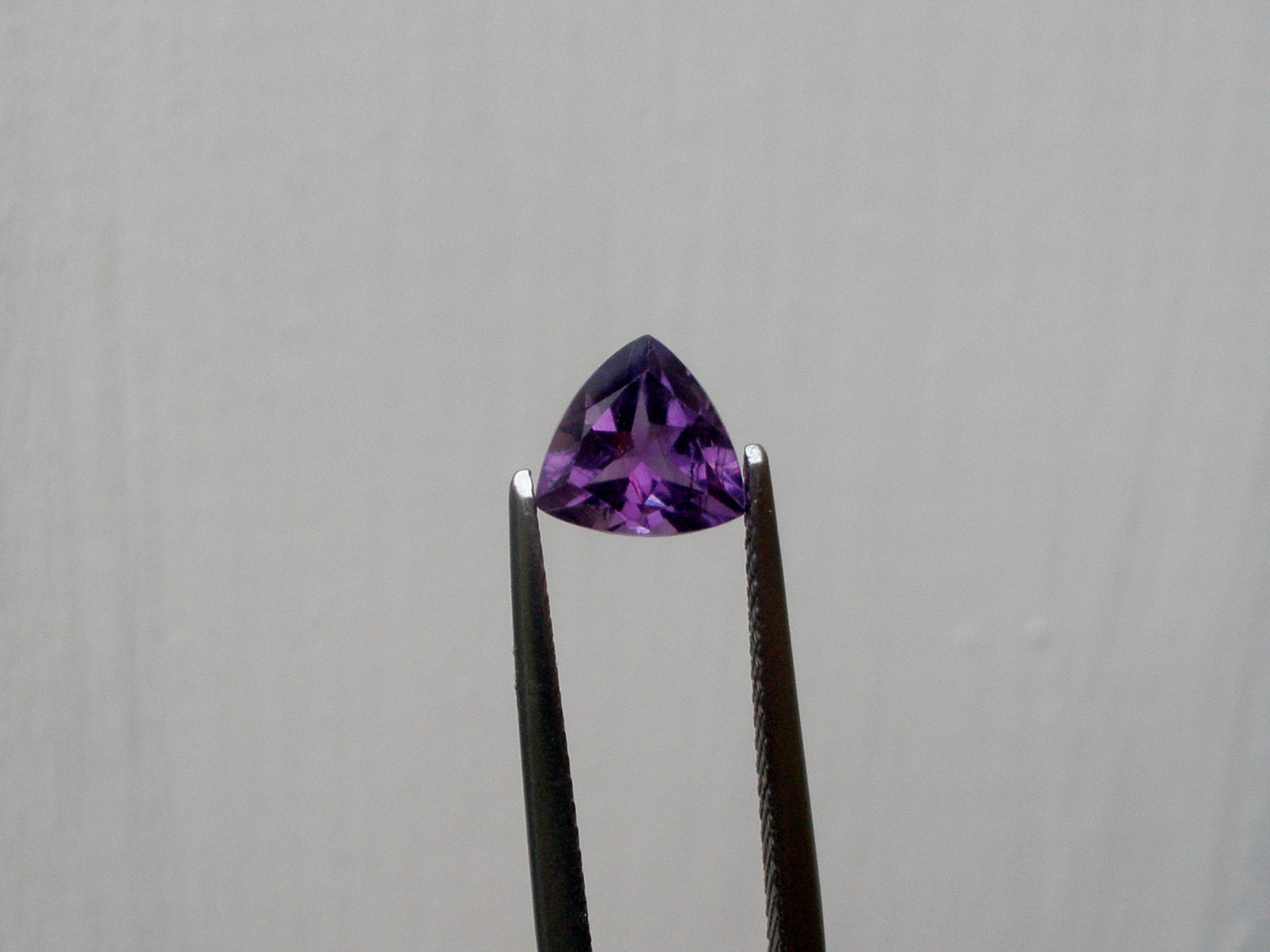 Amethyst Trillion Loose Natural Gem 7mm