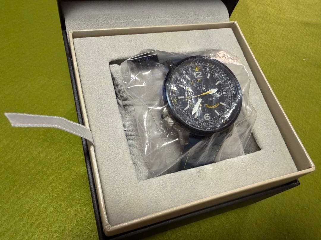 CITIZEN Citizen BJ7007 02L Blue Angels Collaboration Model with Tote Bag JDM