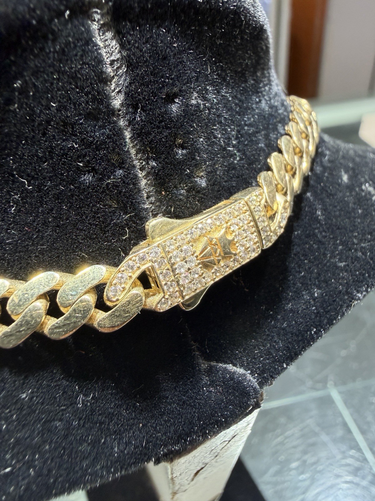 14k Semi Solid Monaco Cuban Chain Necklace