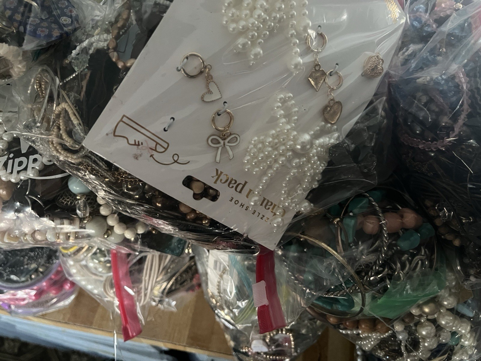 more than 50 bags of jewelry
