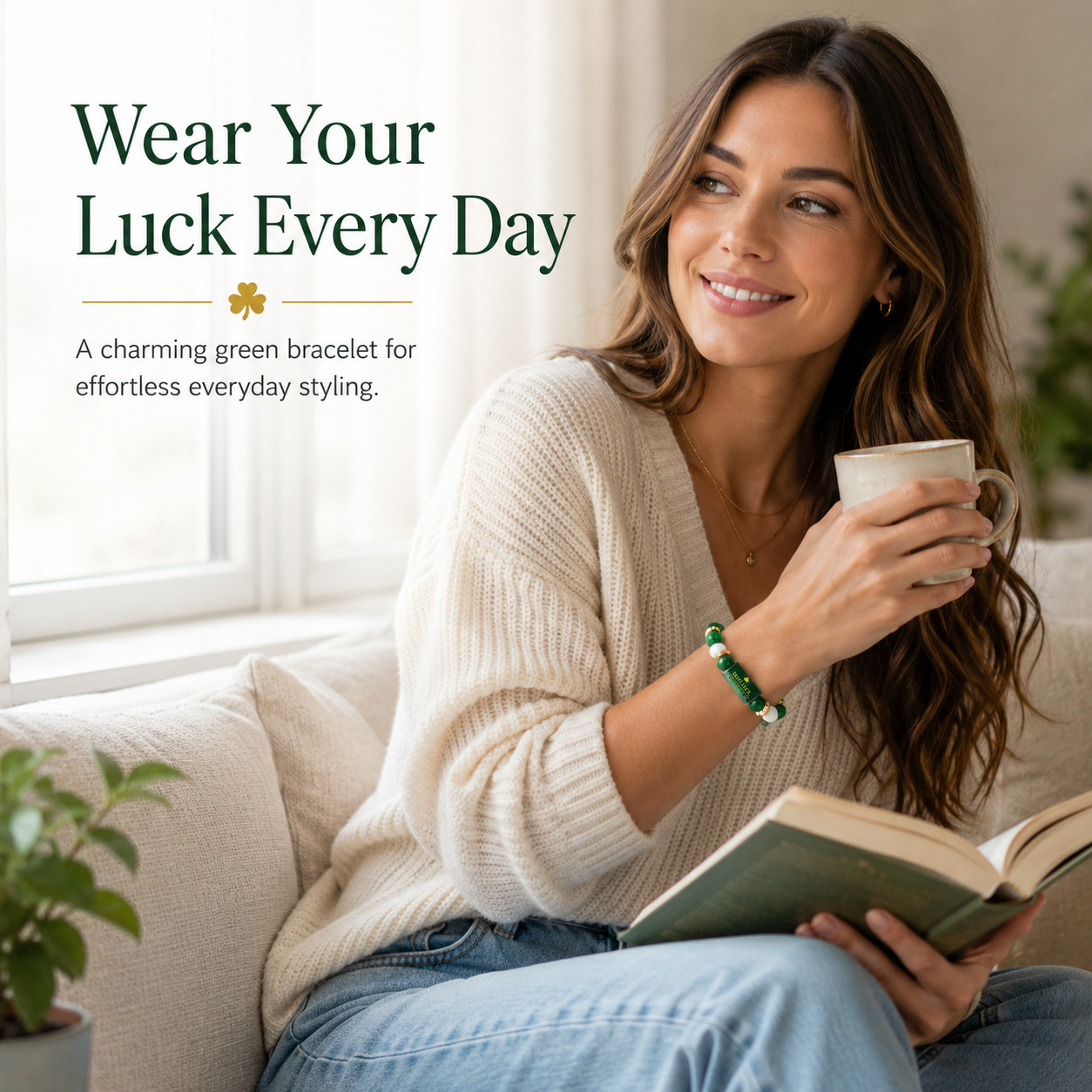 Irish Luck Bracelet – Money Attract Wealth,Abundance and Perfect Good Luck Gift