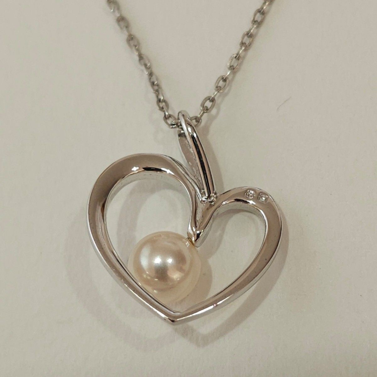 Mikimoto Pearl Necklace 925 Sterling Silver 6mm Japan Mikimoto Pearl Jewely