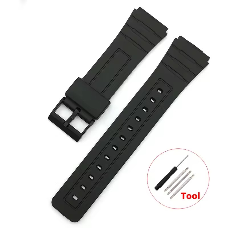 CASIO Watch Band F-91W,F-28W,F-91WG,F-93W,F-94WA,F-105W,F-106W,FLB-91W