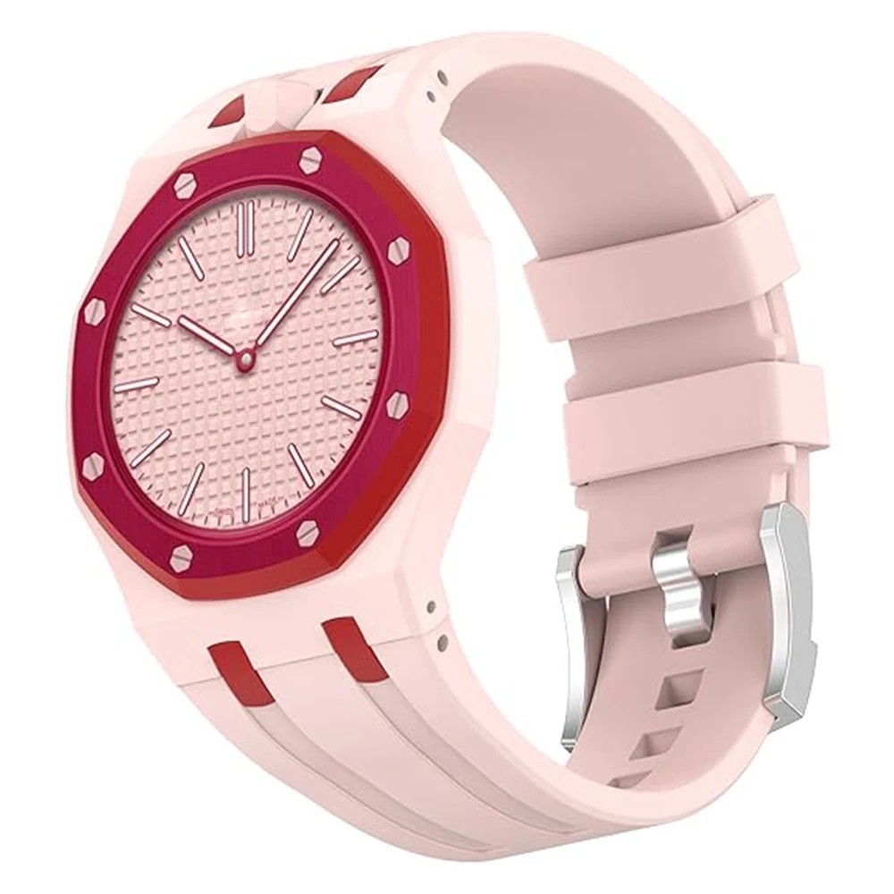 Strap For Swatch x AP Royal POP Silicone Watch Case, Changer To Wristwatch