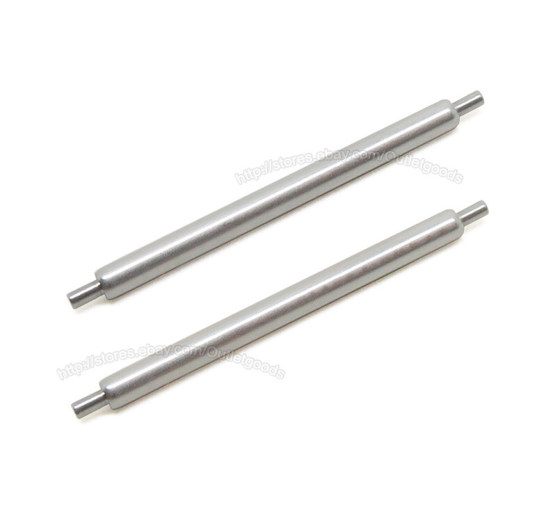 18mm ~ 22mm SHOULDERLESS Spring Bar Pin 0.9mm Tip for Drilled Pierce Lug Watch