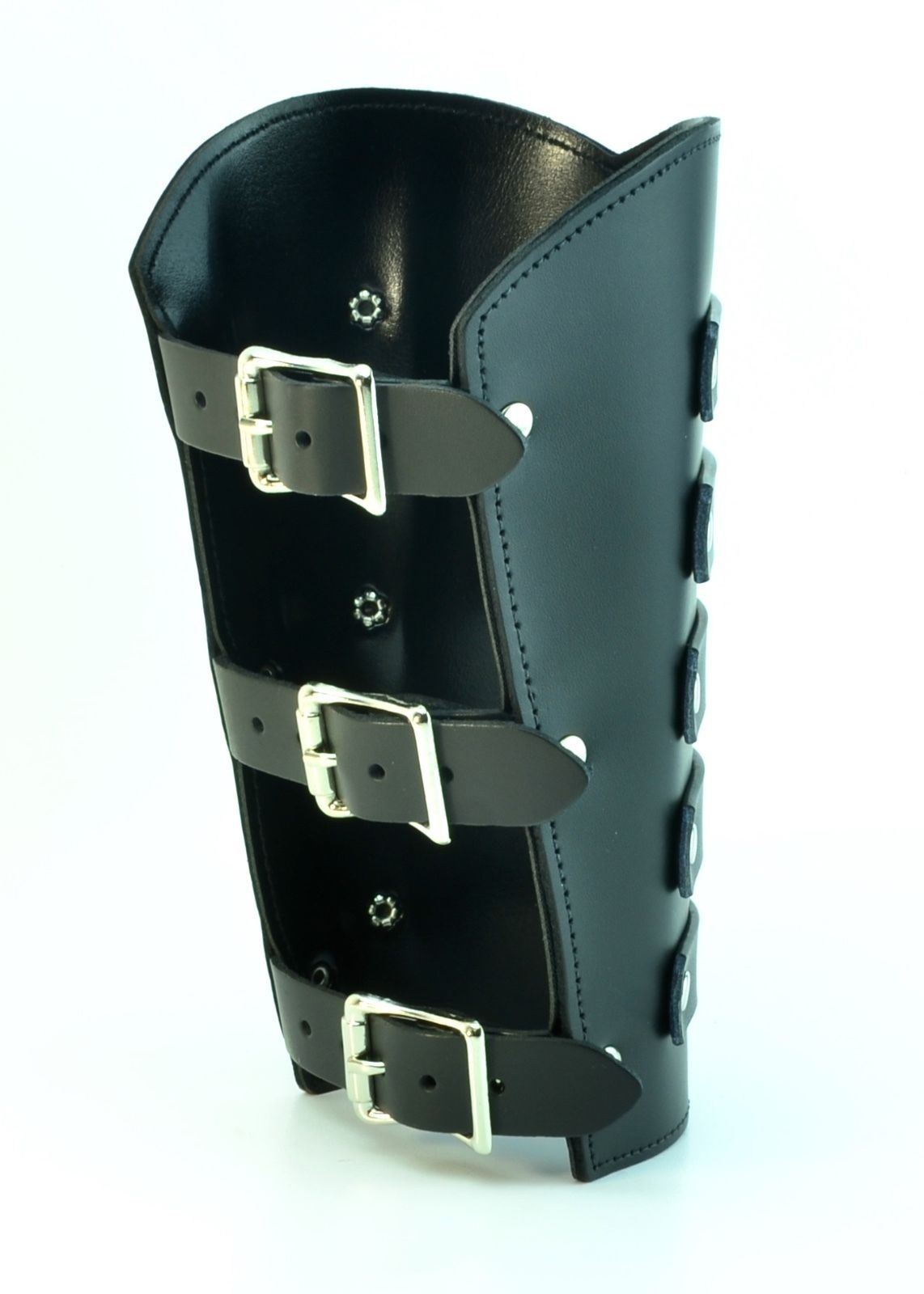 Leather Heavy Metal Gauntlet Armband Bracer Punk Goth Death Rock Thrash Metal