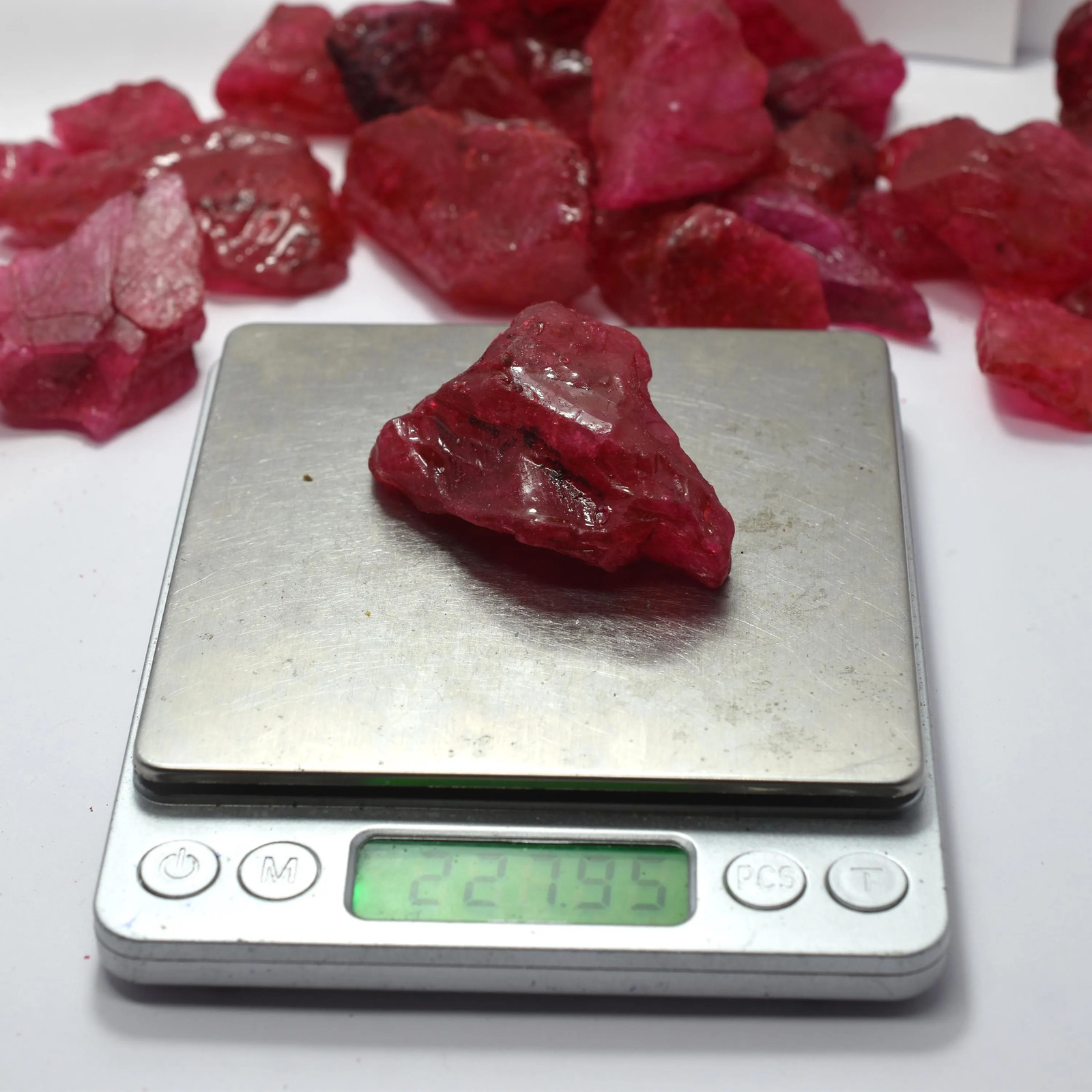 Uncut Rough Huge Size 555 Carat Natural Ruby Red CERTIFIED Loose Gemstone