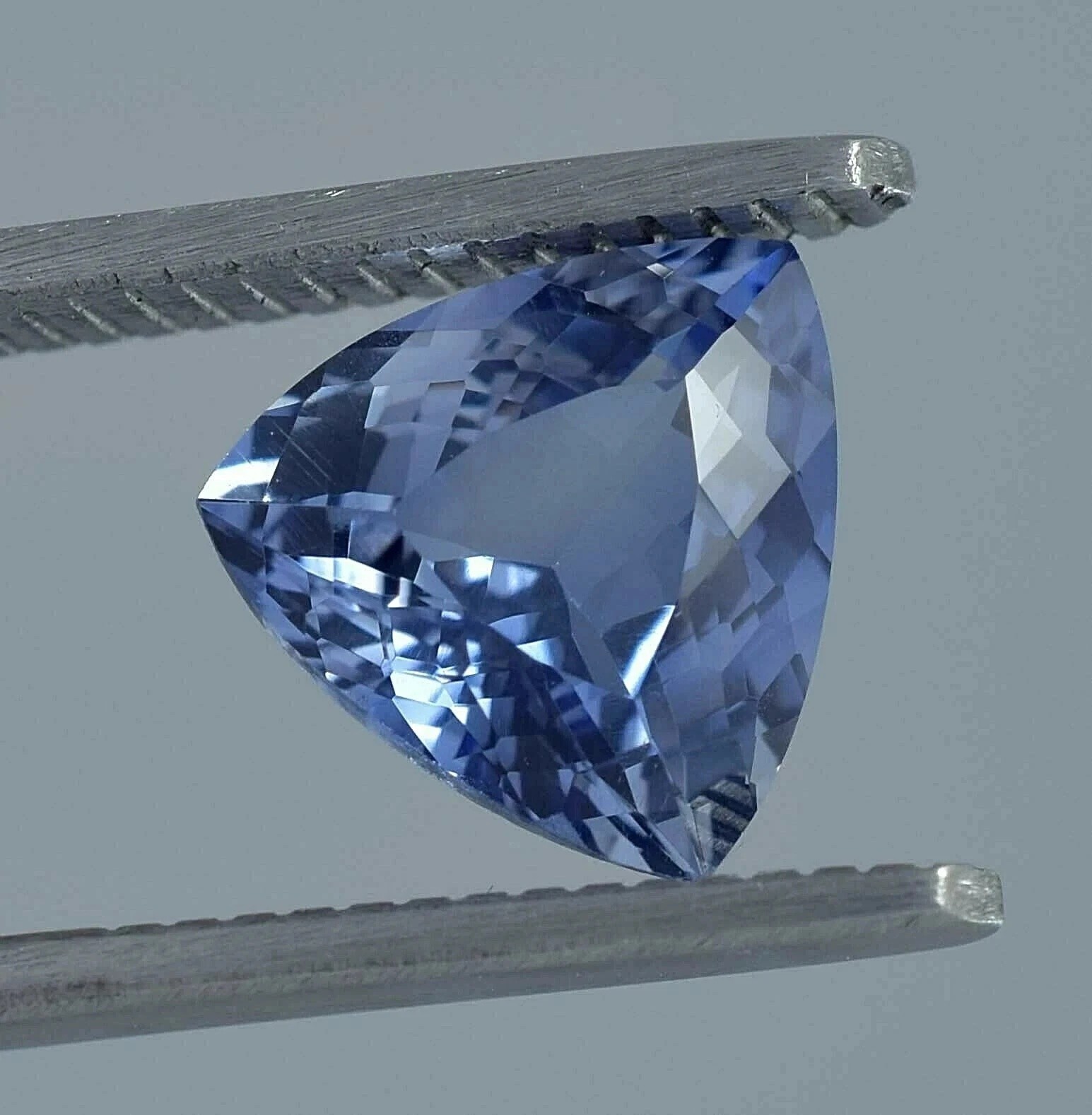 11.75 Ct Trillion Cut Lab-Created Blue Sapphire Certified Loose Gemstone