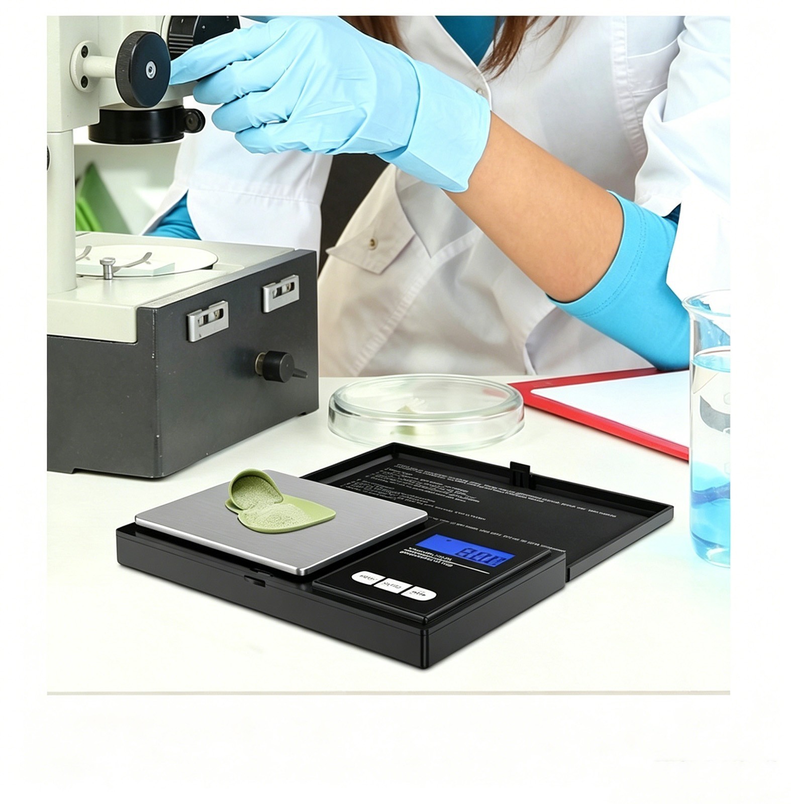 Digital Scale 500g Capacity 0.01g Accuracy For Gold Silver Herb g dtw oz gn