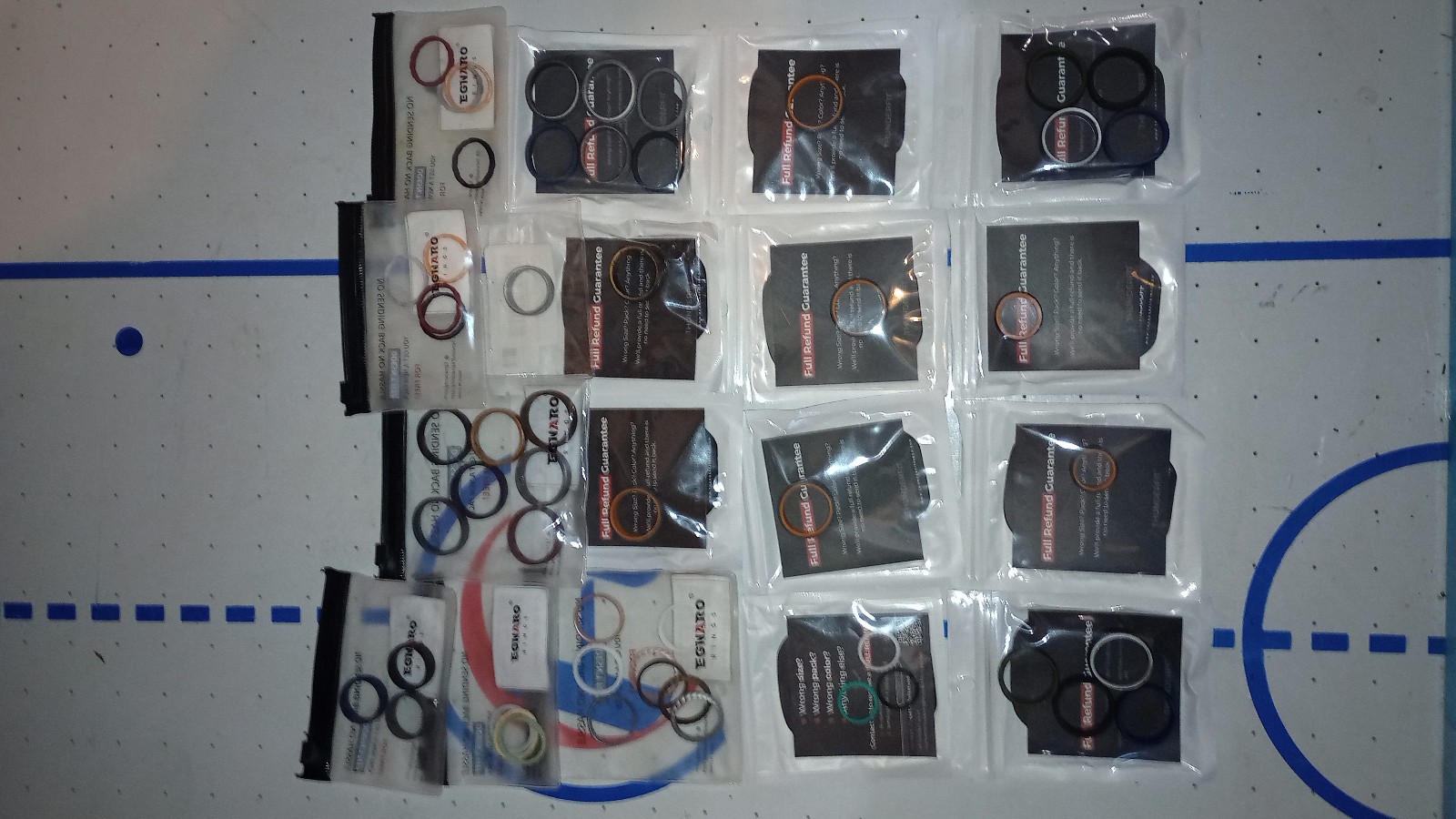 Lot of more than 50 Men & Women Silicone Wedding Bands Rubber Rings