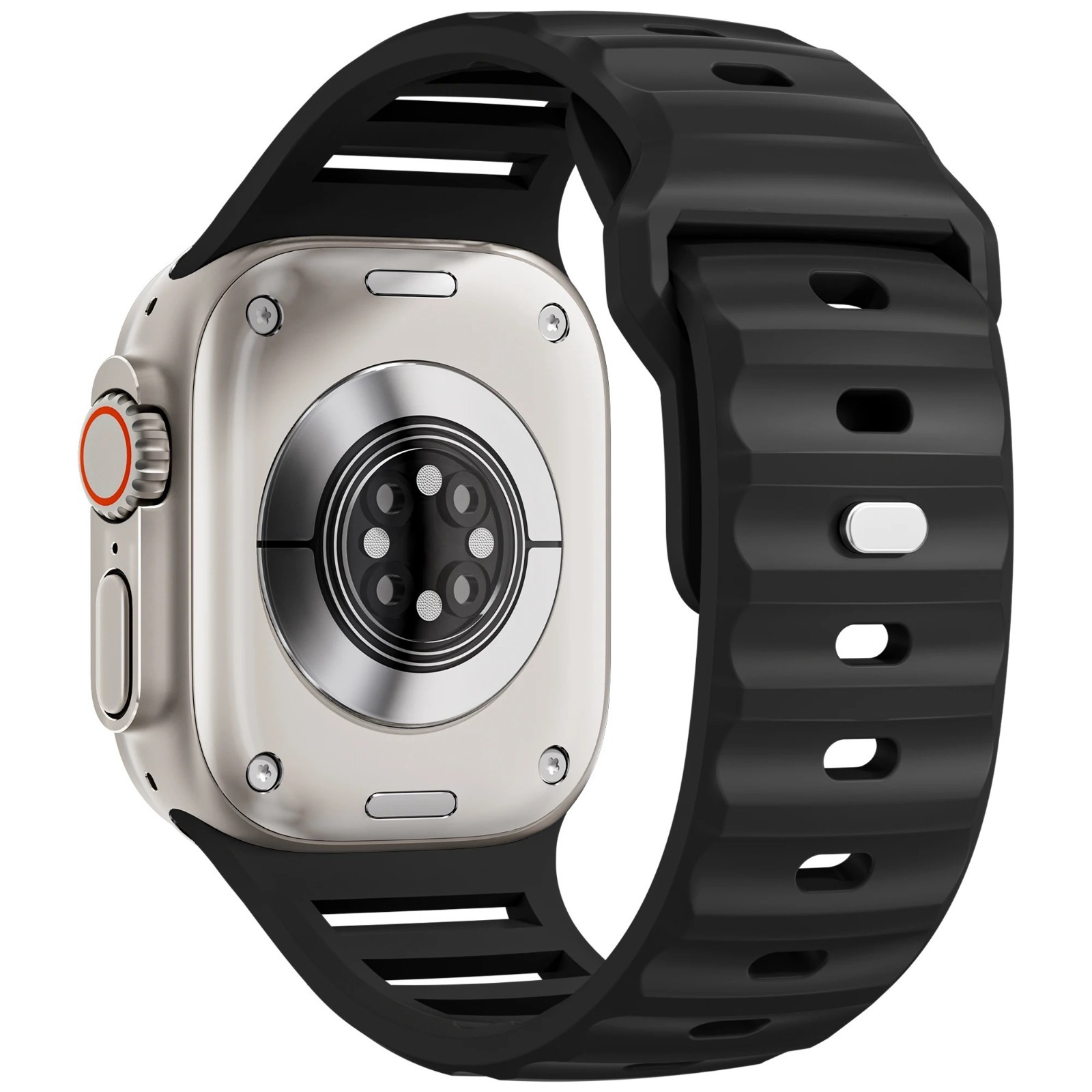 For Apple Watch Series Ultra 3 11 10 9 8 7 iWatch 49mm Silicone Sport Band Strap