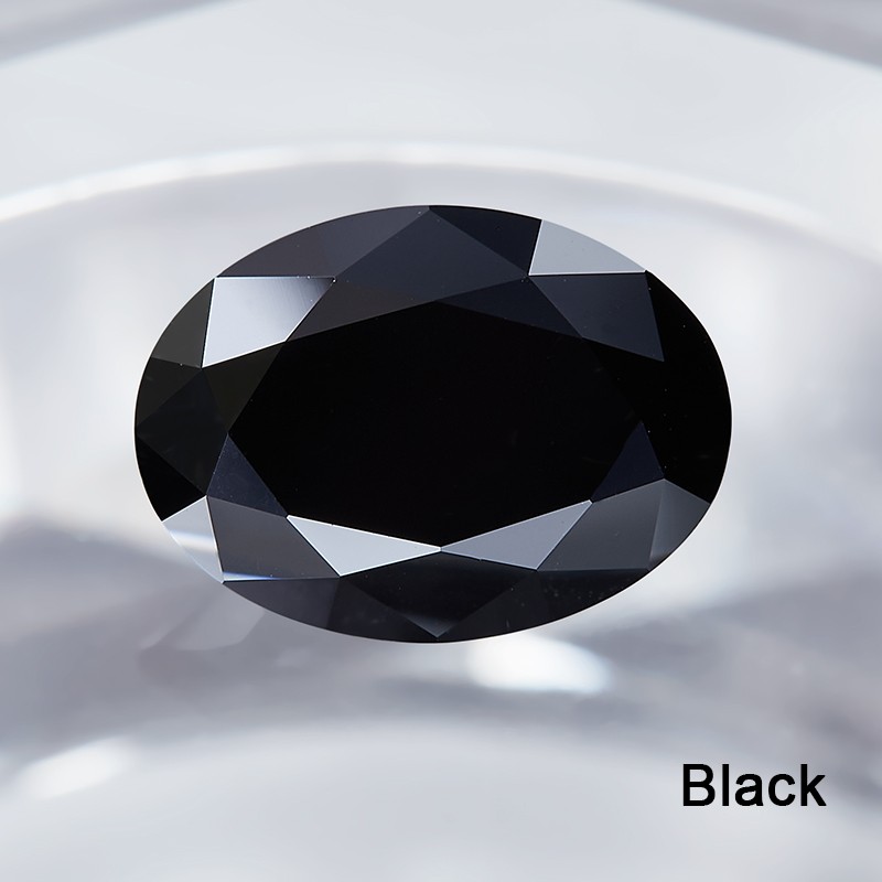 Hot Sale 0.1-10ct Oval Cut Multicolor Loose Moissanite GRA VVS1 Factory Directly