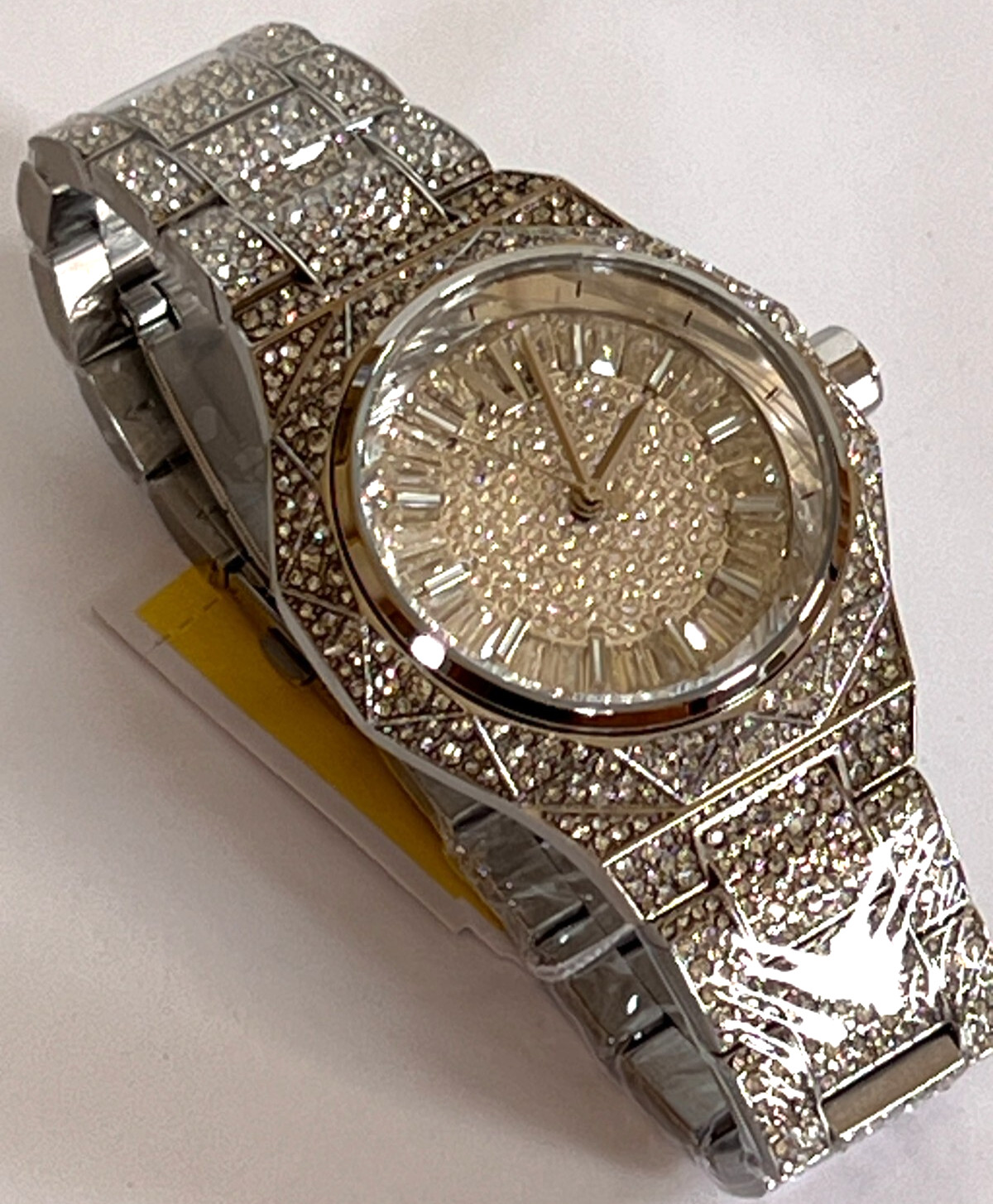 MICHAEL KORS MK4691 Raquel Pave Women’s Silver-Tone Crystal Pave Watch BNIB $495