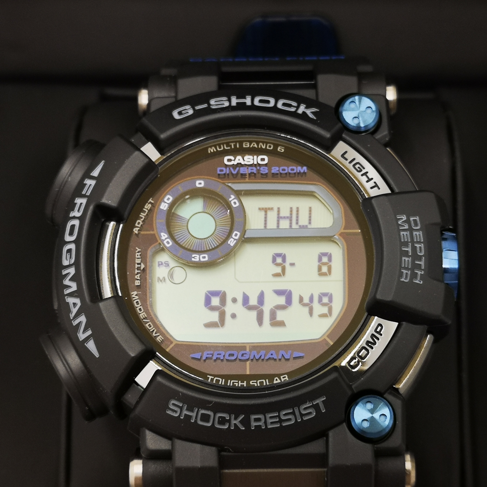 CASIO G-SHOCK GWF-D1000B-1JF Blue Master of G FROGMAN 6 Men’s Watch New in Box