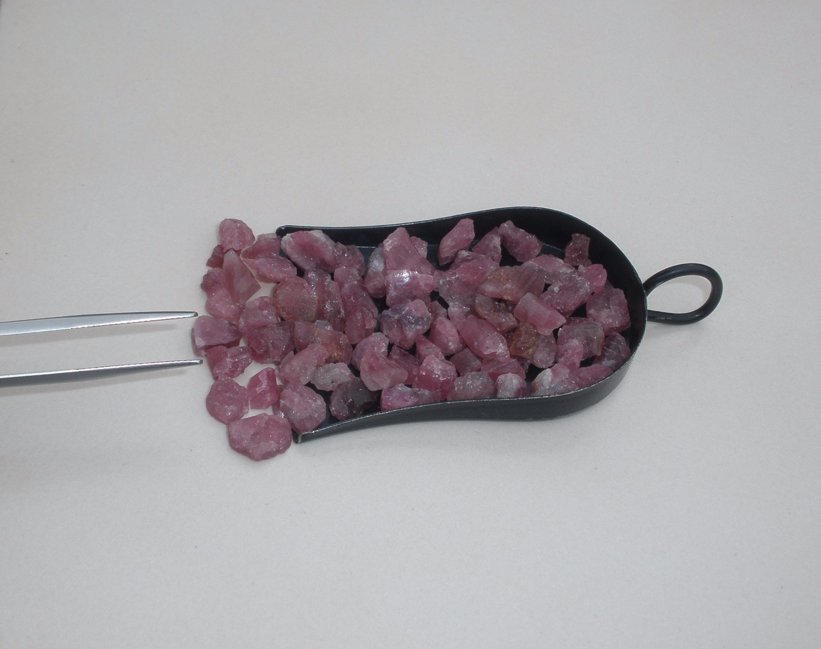 Pink Tourmaline crystal rough natural gem mix parcel lot over 50 carats