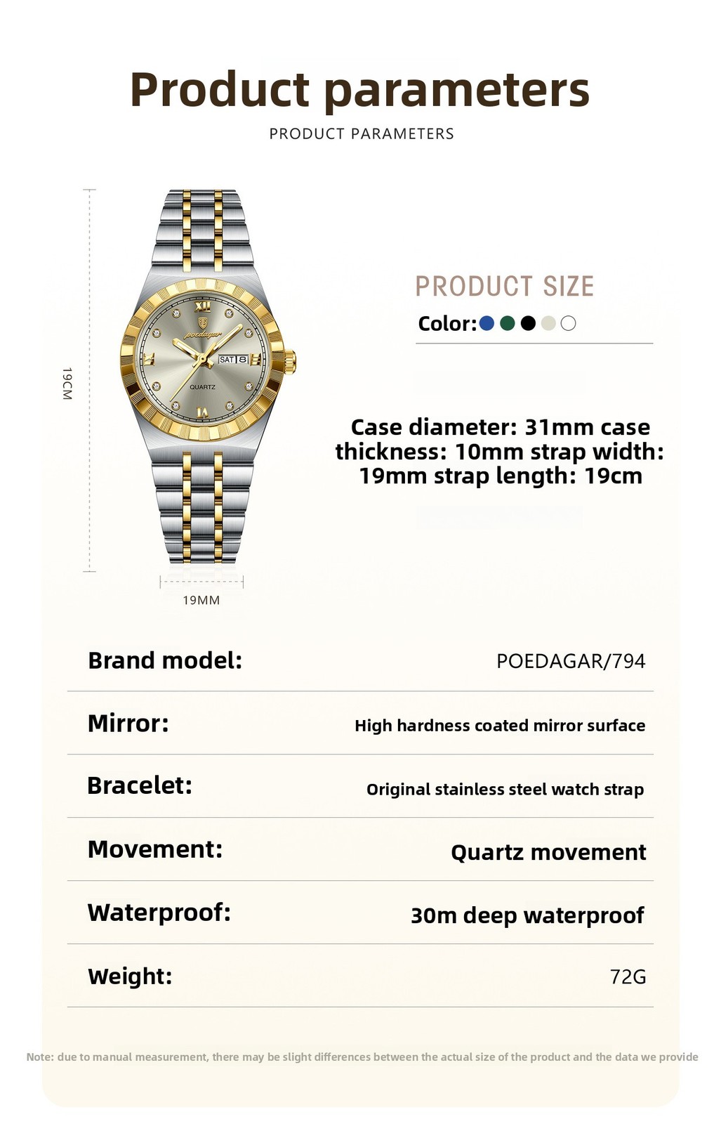 Ultra-thin women’s watch waterproof luminous student quartz lady’s Wristwatch