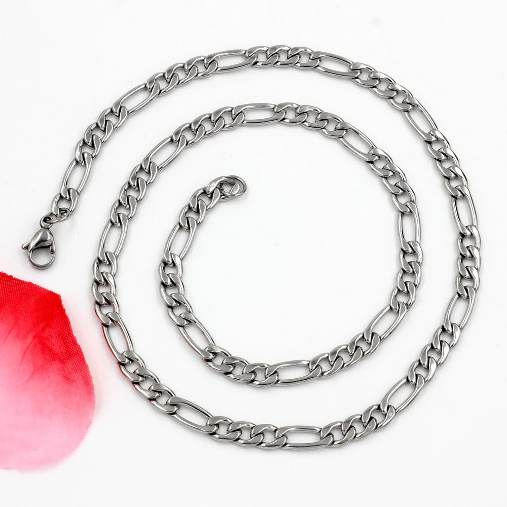 Classic Cuban Blade Chain Boys Stainless Steel Jewelry Personality Hip Hop Style