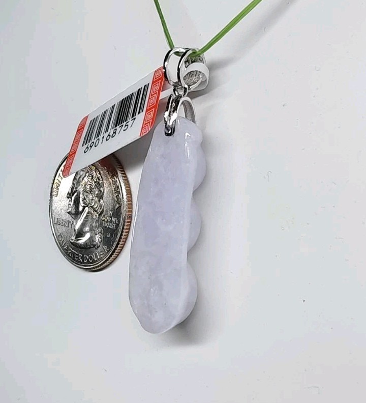 Certificate Jade Gourd Pendant Icy Purple Natural Jadeite Translucent紫色冰透玉葫芦翡翠A货