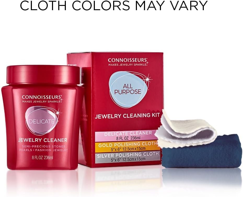 CONNOISSEURS All-Purpose Jewelry Cleaning Kit – Includes Delicate Jewelry…