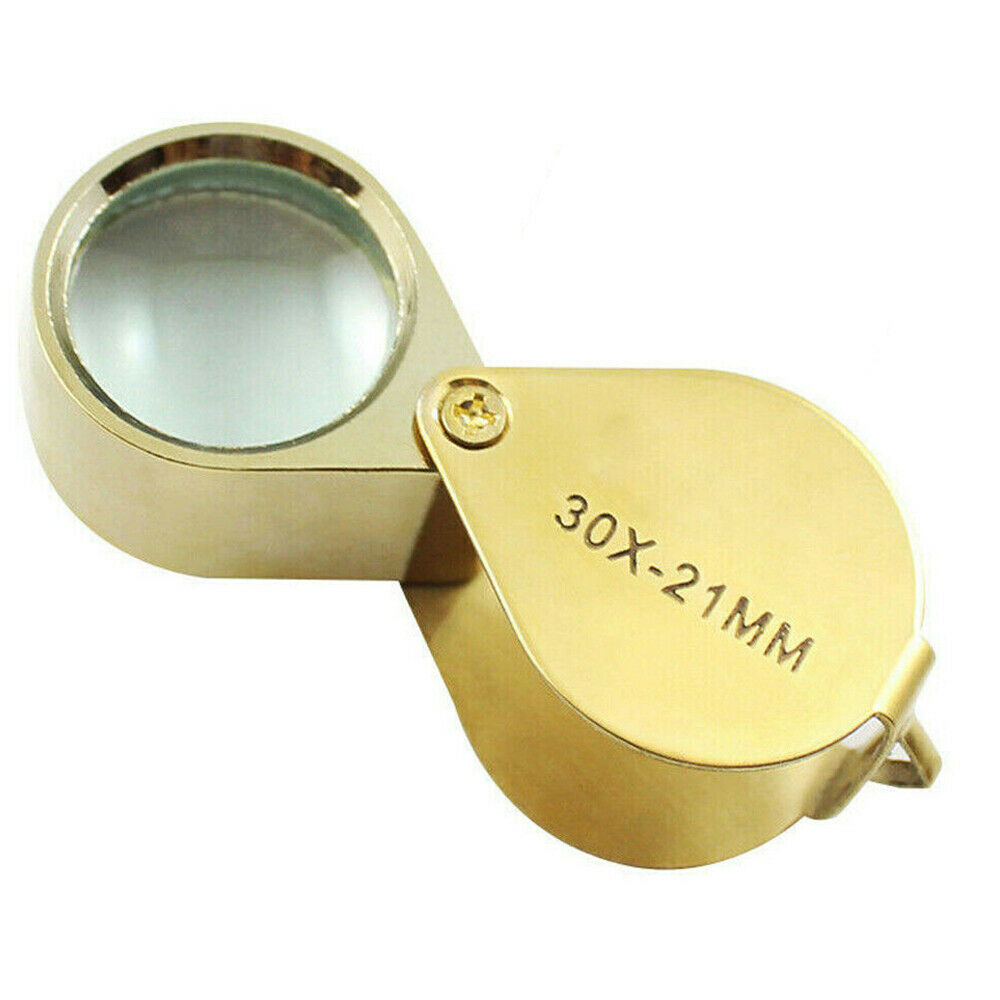 30X Jewelers Loupe Magnifier Jewelry Coin Loop Magnifying Glass Eye Pocket