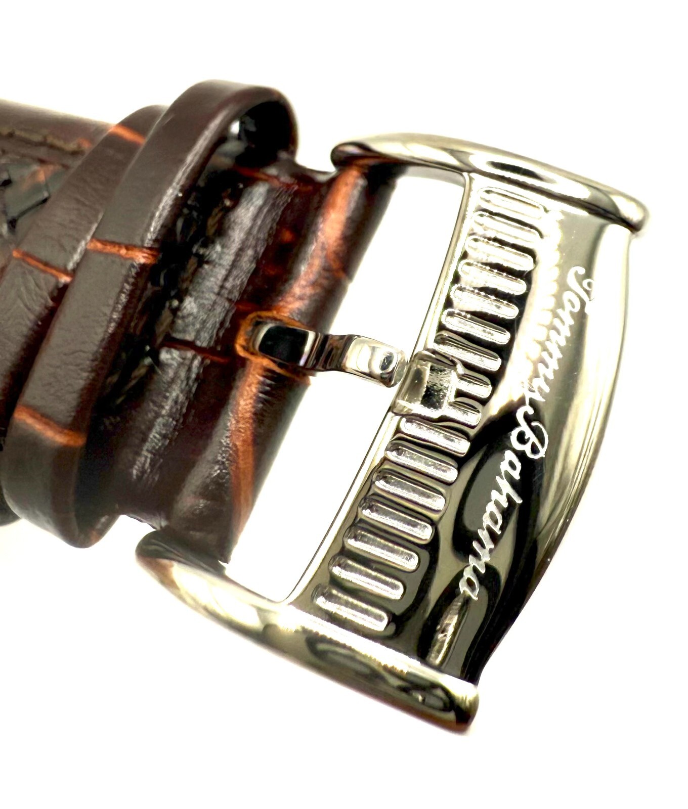 Brand New Authentic Men’s Tommy Bahama 22MM Leather Dark Brown Watch Band