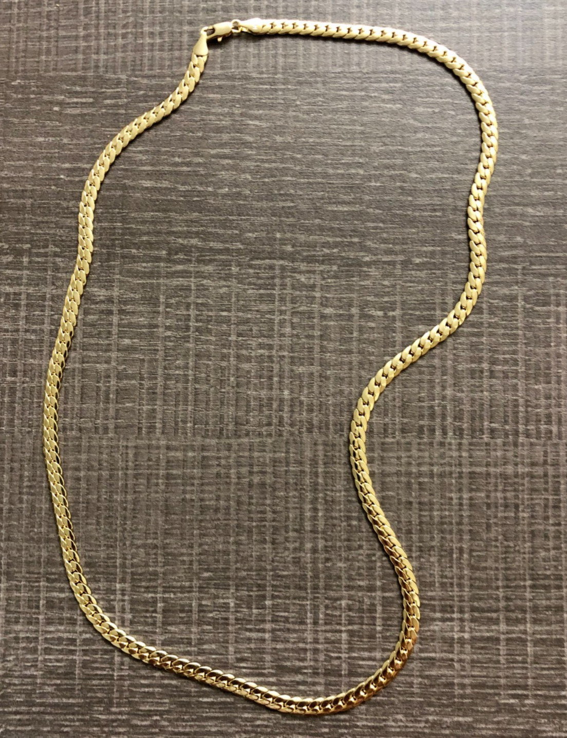 Heavy Men’s 14k Gold Stamped Plated Miami Cuban Link Chain Necklace 20inches 5MM