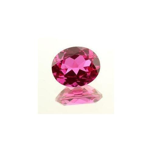 (6x4mm – 18x13mm) AAA Rated Lab Created Bright Pink Sapphire Oval
