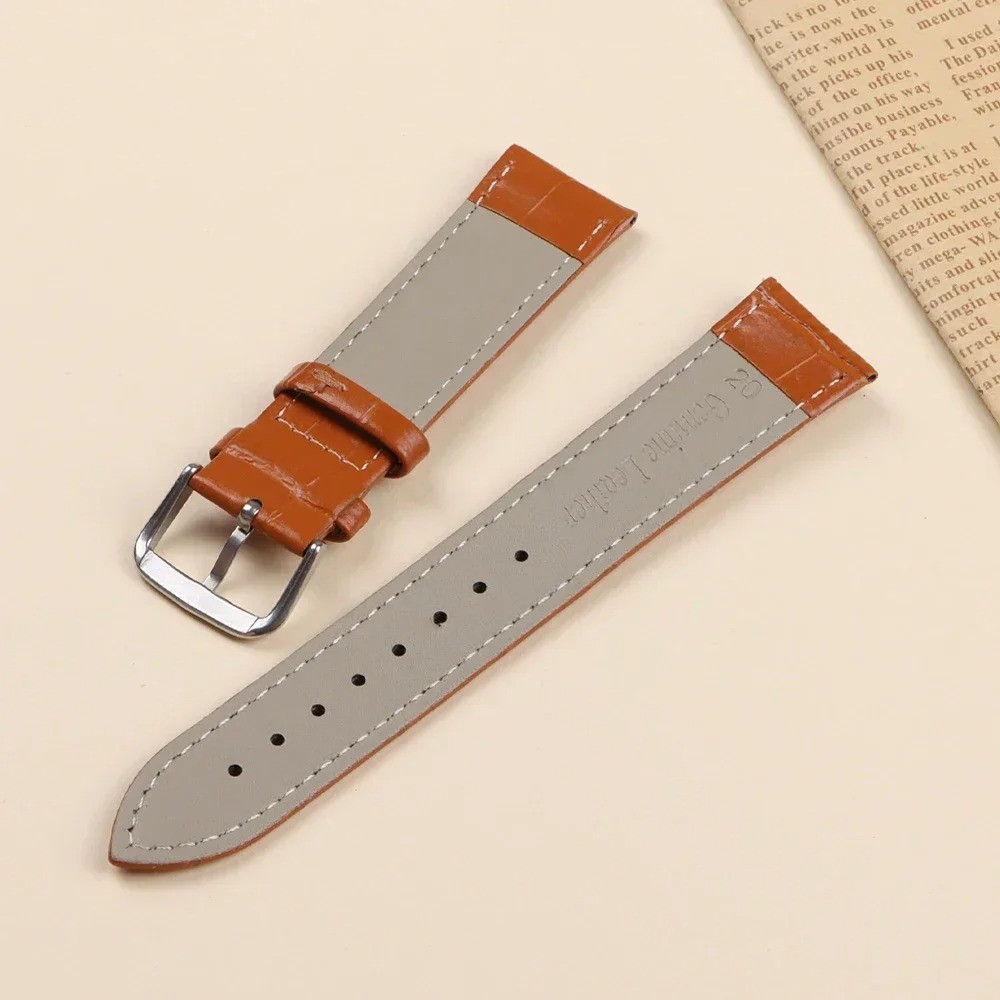 Crocodile Leather Watch Band Men Genuine Crocodile Watch Strap Quick Release