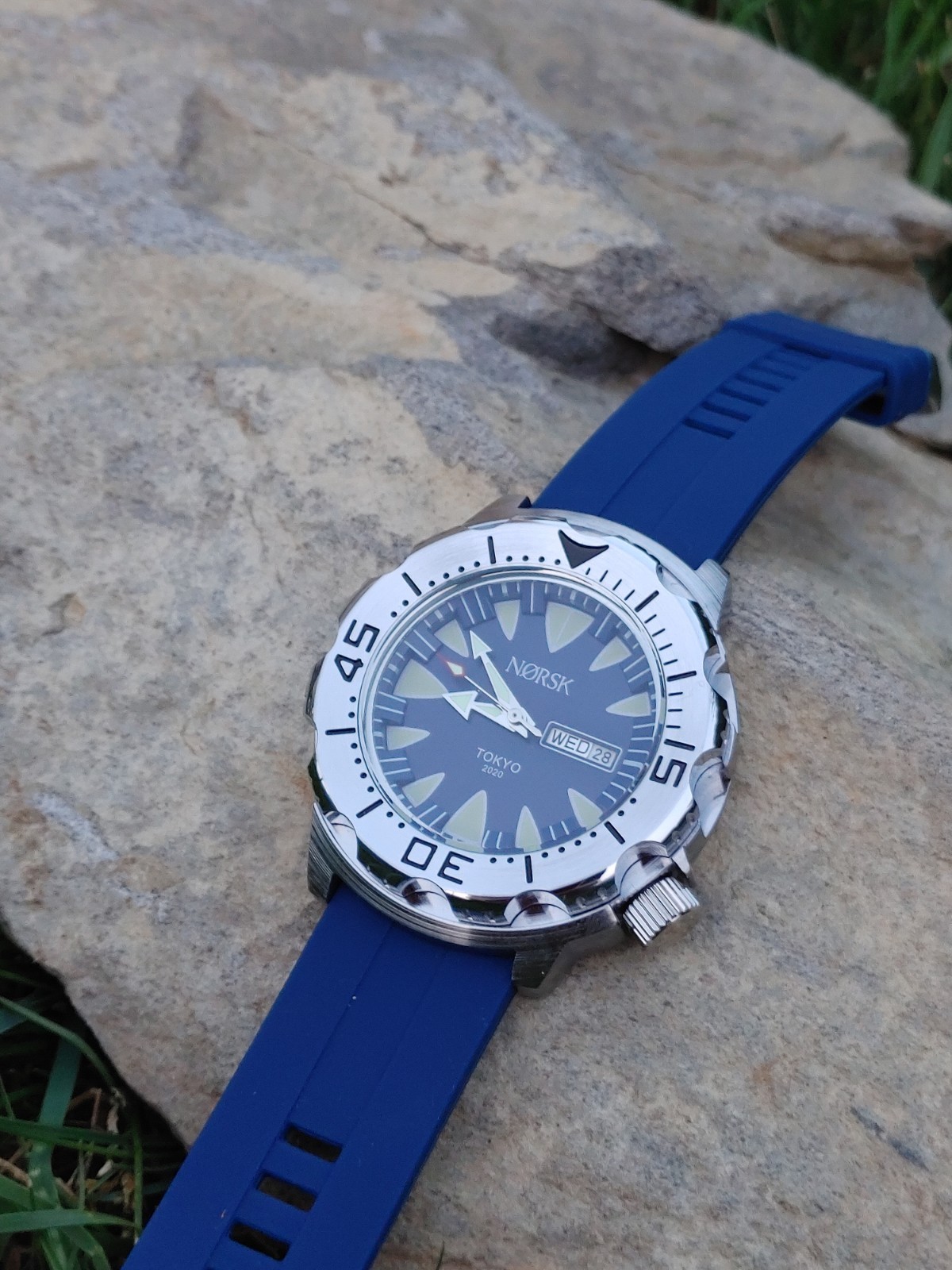 Sea Monster Diver Watch, Norsk, Olympic Citizen Quartz – Blue, 2020 Olympics