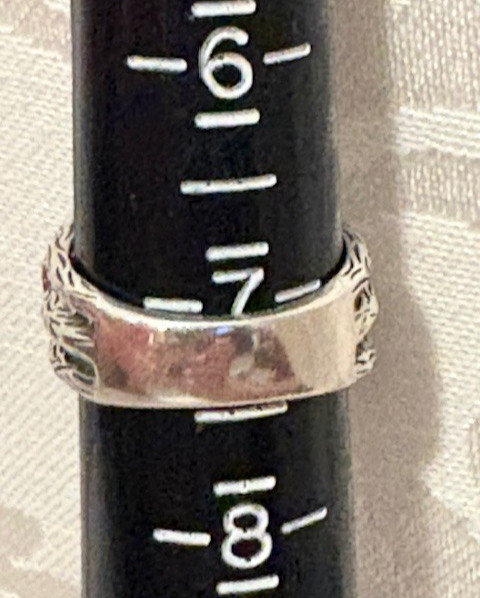 EFFY Sterling Silver/18K Split Multi Gemstone Ring – Size 7 -6 grams- Very Good!