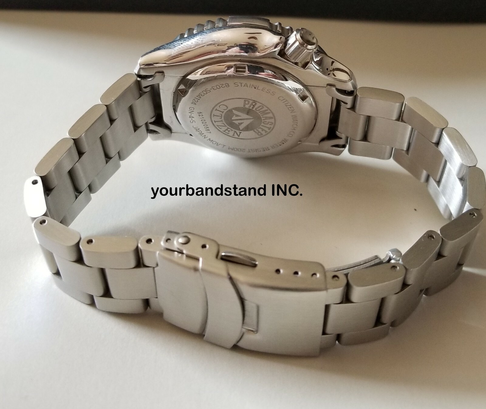 20mm STAINLESS STEEL OYSTER BRACELET fits Citizen NY0040 NY0040-09W 09E NY0085