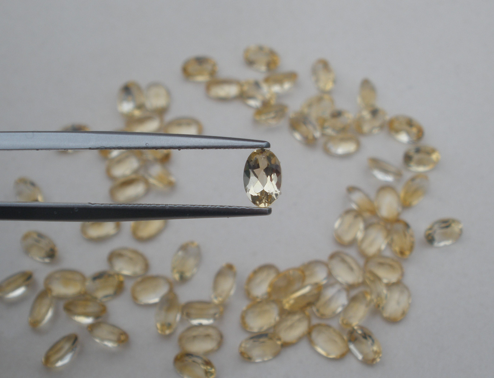 Citrine Oval Natural Loose Faceted Gem 6x4mm