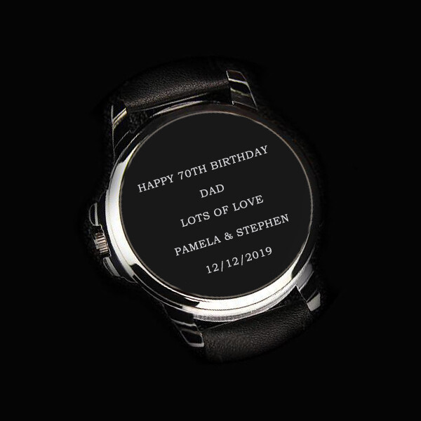 ARMENIA ARMENIAN FLAG EAGLE GENTS MEN’S WRIST WATCH BIRTHDAY GIFT ENGRAVING