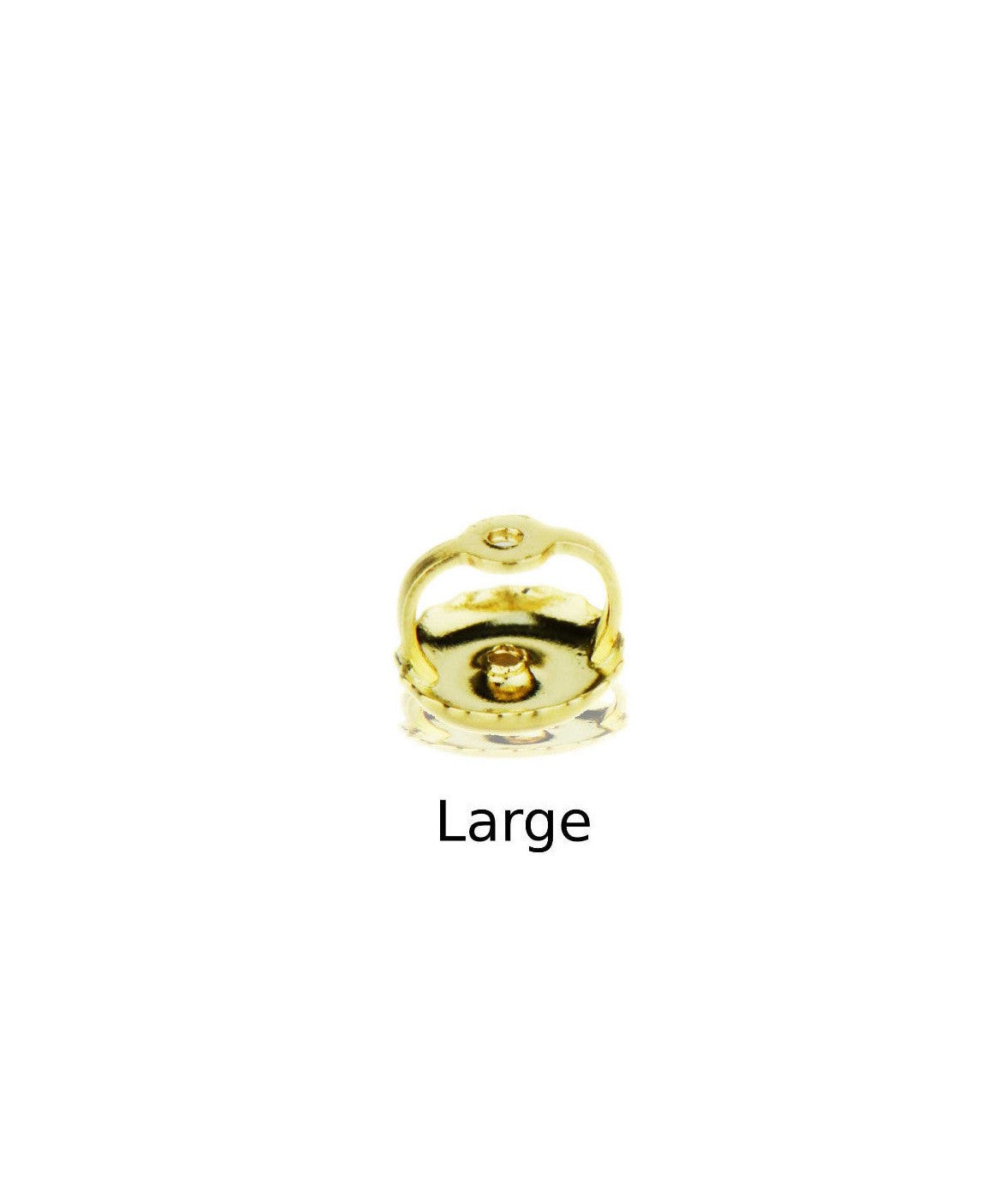 14k Yellow or White Gold Screw-Back Screwpost Earring Replacement Backing by PC