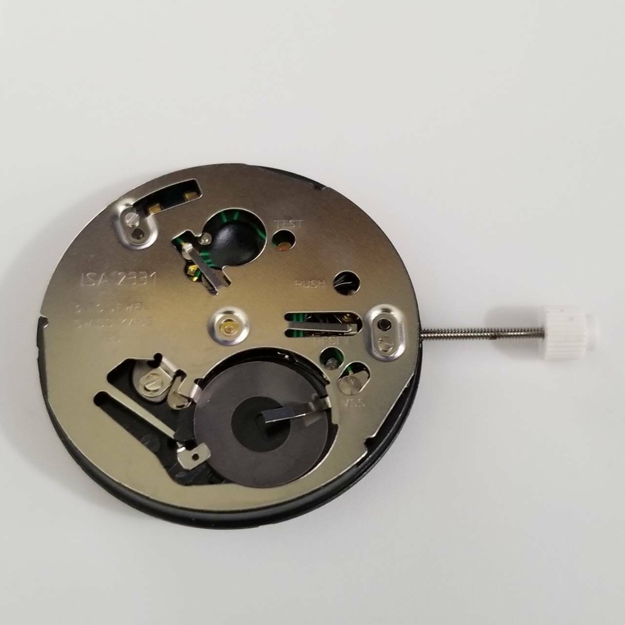 25.6mm 3 Hands/Pins/Needles Date @ 3 Quartz Watch Movement For ISA 2331/103 A