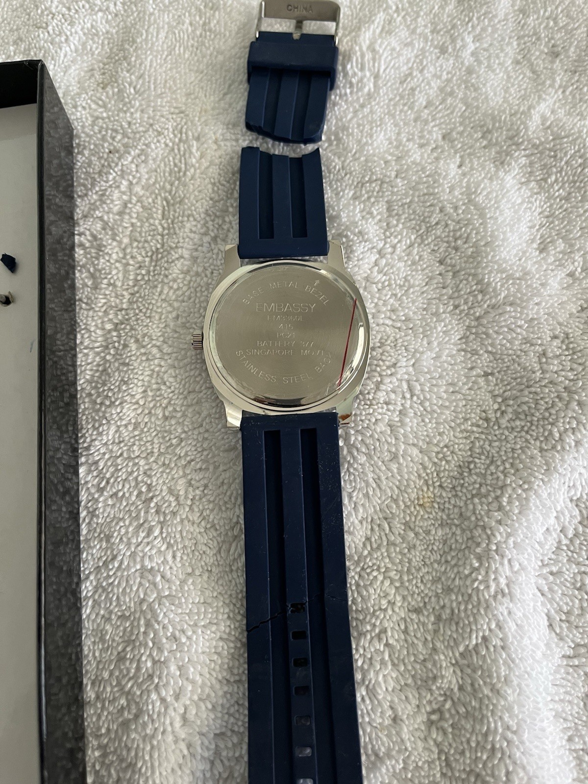 New Embassy by Gruen Watch Women’s —box-paperwork -never Worn See Description .