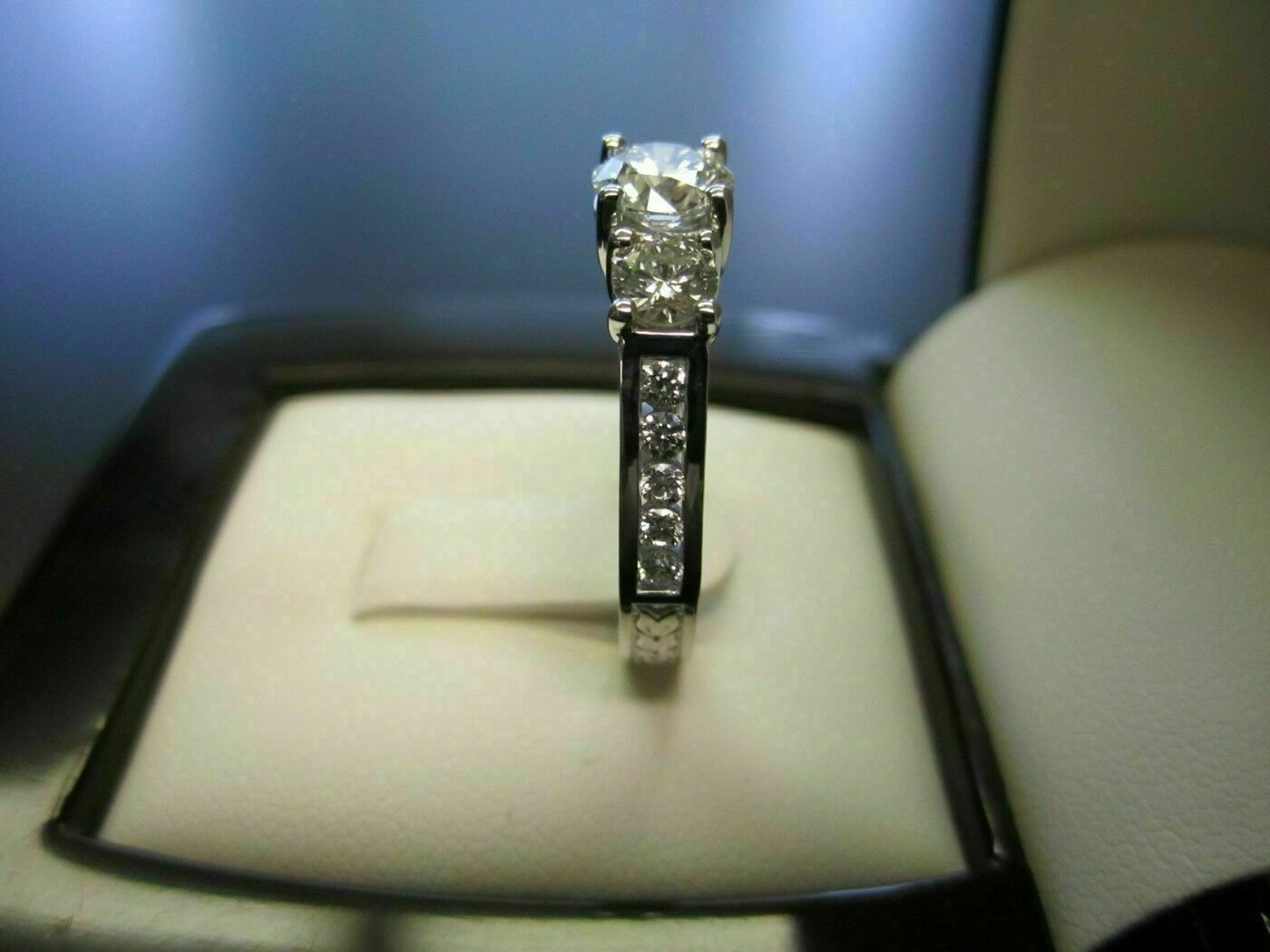 3CT Lab Created Round Diamond Vintage Engagement Ring 14k White Gold Finish