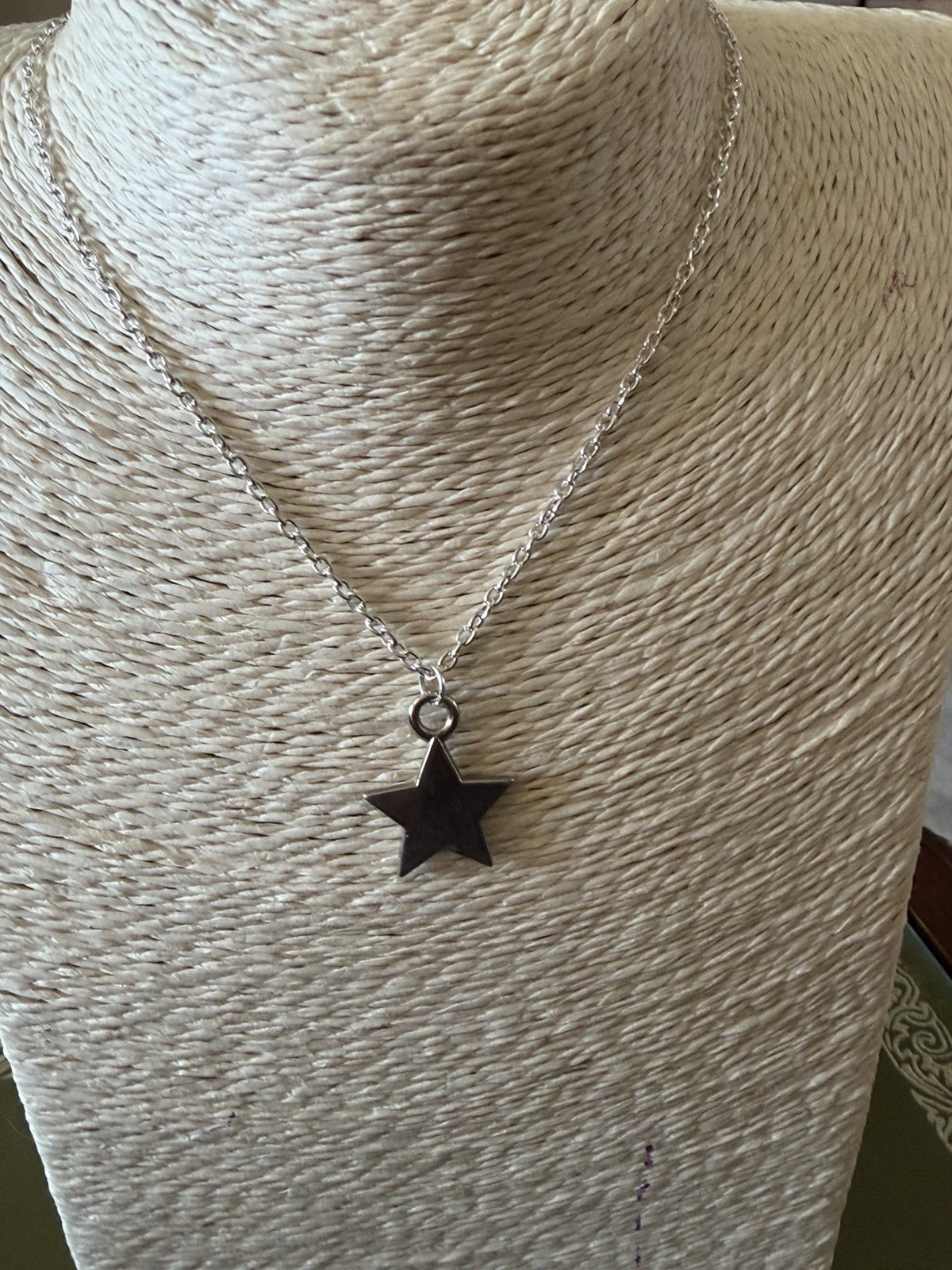 20” 925 Silver Belcher Chain With Star Pendant