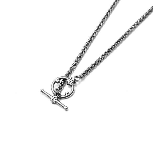 3mm Wide Pure Titanium Braided Necklace Wheat Chain Hypoallergenic Non Fade Gift